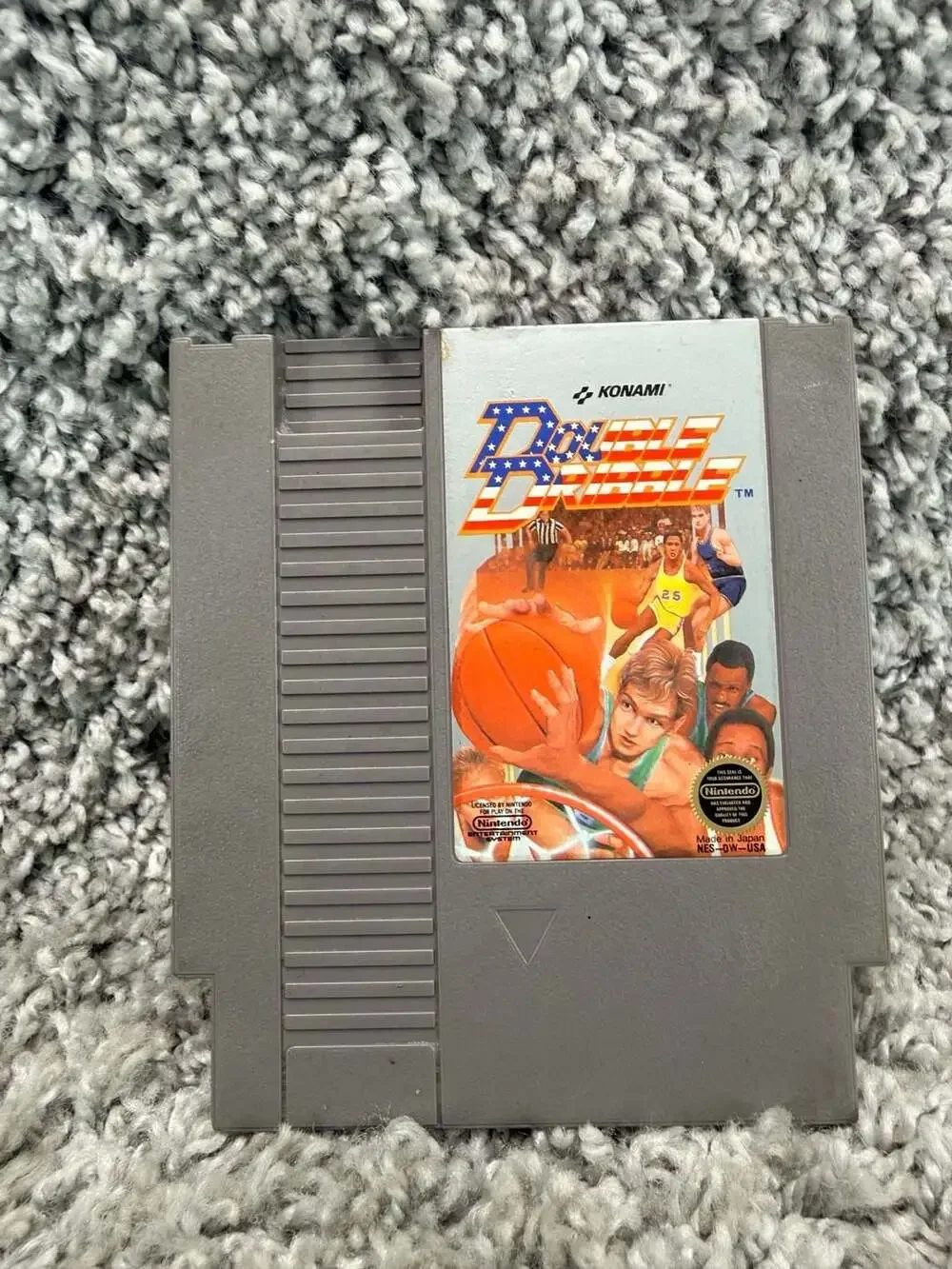 Double Dribble Nintendo Entertainment System (NES) Cartridge